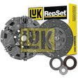The Sparex Clutch Kit with Bearings - S.131118 displayed prominently with all its components, including the clutch disc, pressure plate, and bearings, against a branded Sparex box. Detailed manufacture information is available to ensure you're choosing the right fit for your vehicle.