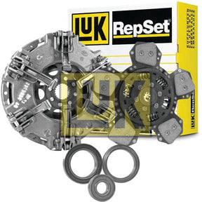 Check out the Clutch Kit with Bearings - S.146860 from Sparex, which includes a Cerametallic clutch disc, pressure plate, and three torsion sprung bearings, all presented with stylish yellow and black branded packaging in the background.