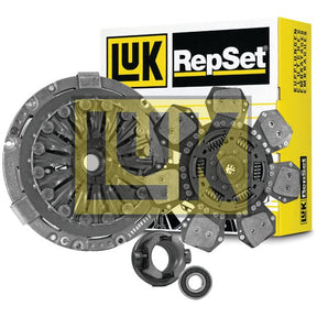 The Sparex Clutch Kit with Bearings - S.147239, featuring a 330mm cover, includes a clutch pressure plate, disc, and release bearing against a branded box background.