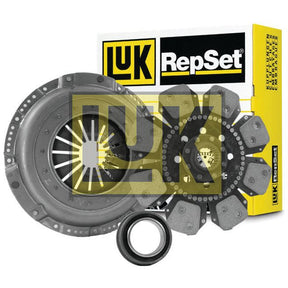 Sparex Clutch Kit with Bearings - S.147305, featuring a 350mm single cover cerametallic loose disc and release bearing, displayed in front of the packaging box.