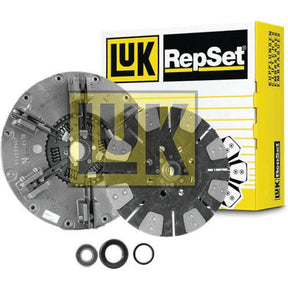 Sparex Clutch Kit with Bearings - S.147309, featuring a Cerametallic Disc, pressure plate, release bearing, and alignment tool, displayed next to the product packaging.
