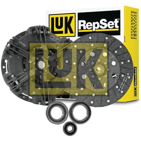Sparex Clutch Kit with Bearings - S.156501, featuring a 280mm clutch disc, pressure plate, and bearings, showcased in front of its packaging box.