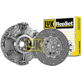 Sparex Clutch Kit without Bearings - S.146566, featuring two metallic clutch components and a cover size of 280/280mm, displayed in front of a yellow and white branded box.