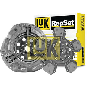 The Clutch Kit without Bearings - S.146809 by Sparex, featuring a pressure plate and Cerametallic Loose Disc, displayed in front of the product packaging.