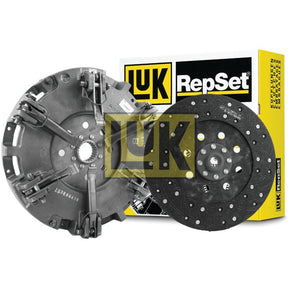 Clutch Kit without Bearings - S.147244 by Sparex, showcasing a pressure plate and LUK Captive Disc, in front of a yellow-and-white Luk RepSet box.