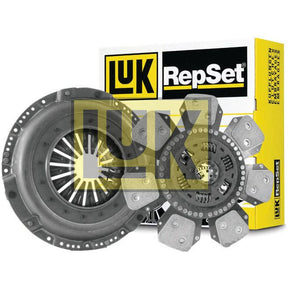 The Sparex S.147326 Clutch Kit without Bearings is displayed, featuring a pressure plate and Cerametallic Loose Disc, with the product packaging in the background.