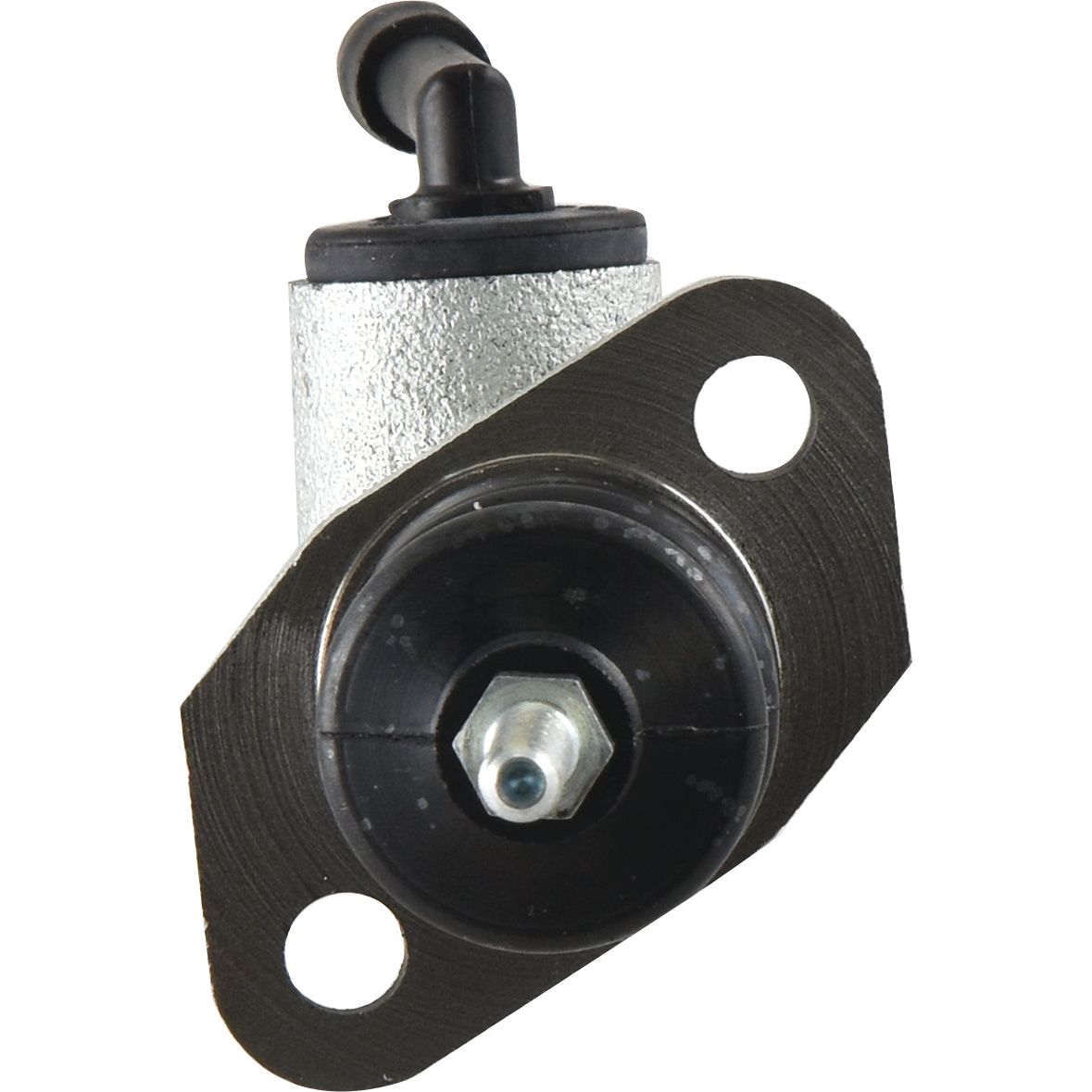 Close-up image of a metal automotive part, resembling the Sparex Clutch Master Cylinder (Part No. S.68818), with two mounting holes and a plastic electrical connector on top.