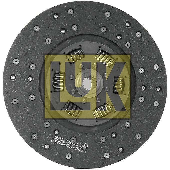 A 280mm clutch disc with springs and a central spline hub, featuring the brand "Sparex" visibly printed on the surface. The disc is identified as Clutch Plate - S.131177, has 14 splines, and an organic lining material for reliable performance.