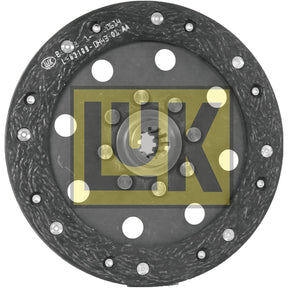 A circular automotive component with multiple bolt holes and a textured black surface, marked with the brand name "Sparex" in bold letters, featuring a disc size of 210mm and crafted from organic lining material.