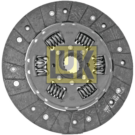 A round, metallic clutch disc with a 240mm diameter and torsion sprung design, featuring several springs and bolts and the Sparex brand logo in the center. Product name: Clutch Plate - S.145578.