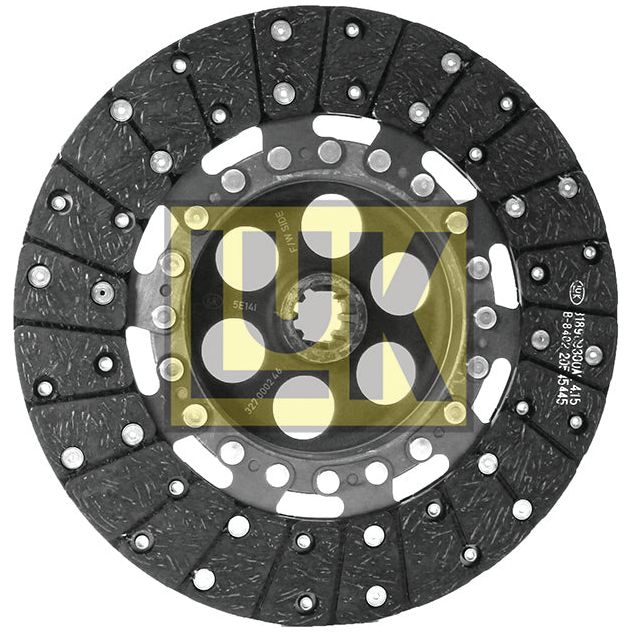 Image of an automotive clutch disc labeled "Clutch Plate - S.145615" with the Sparex brand logo prominently displayed in the center, perfect for Massey Ferguson models.