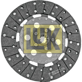 A circular automotive clutch plate with a central hub and friction material on the outer surface. The brand "Sparex" is visible in the center, and it features Spline 10 for enhanced compatibility. This product is identified as Clutch Plate - S.145659.