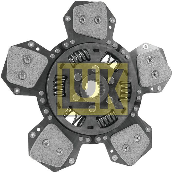 Close-up of a cerametallic six-paddle clutch plate with a visible internal spring mechanism, featuring the "Sparex" logo in the center and a durable 290mm disc – Product Name: Clutch Plate - S.145759.