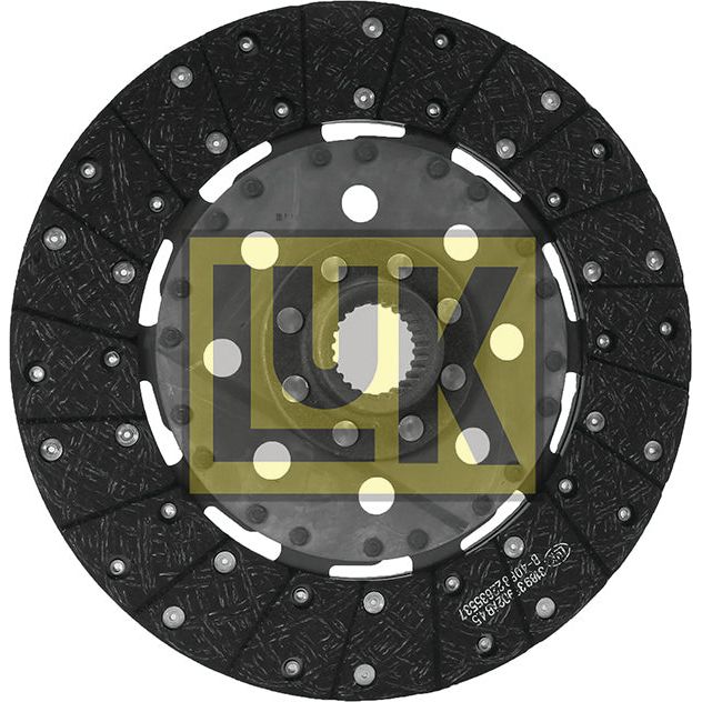 A round clutch plate, part number S.145783, featuring a black ridged surface and metal studs, prominently displays the Sparex brand logo in the center. It is ideal for Ford/New Holland tractors.
