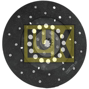 An image of the car clutch disc, Clutch Plate - S.145790 by Sparex, features the logo "LuK" prominently at the center and highlights its durable lining material.