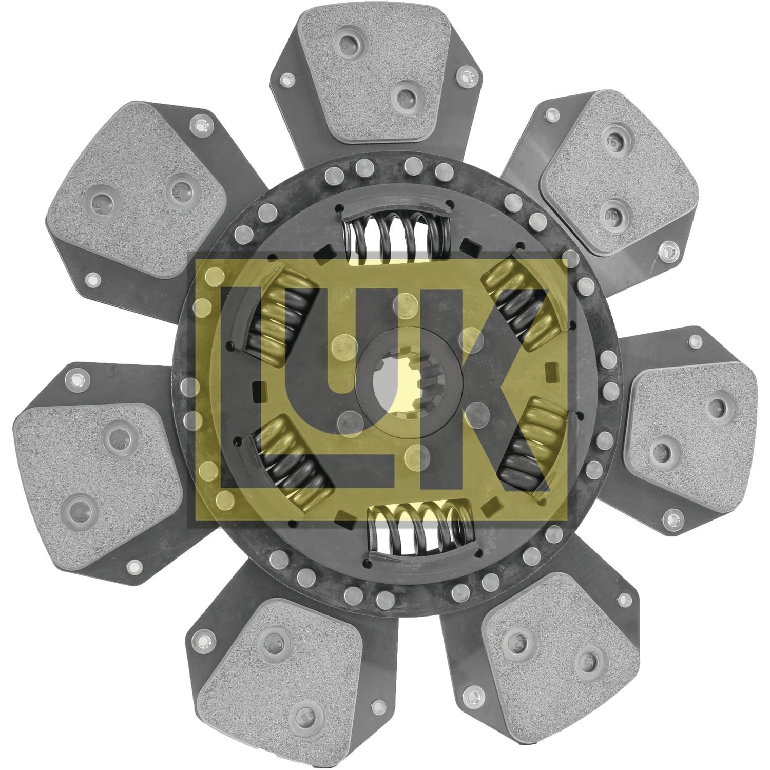 Close-up of the Clutch Plate - S.145799 featuring a multi-spring clutch disc with metal outer pads and a circular arrangement of springs at the center, branded with the "Sparex" logo. The torsion sprung design adds stability, ensuring optimal performance.