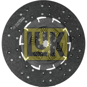 Image of a vehicle clutch disc with the brand "Sparex" visibly printed in the center. The torsion sprung disc, featuring an organic lining material and a size of 320mm, showcases detailed components including springs and friction surfaces. The product is named Clutch Plate - S.145889.