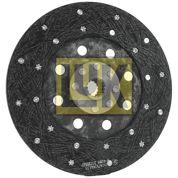 A specially designed Clutch Plate - S.19674, featuring a round, black textured surface with holes and metal studs, branded with "Sparex" in the center, offers a Disc Size optimized for peak performance.