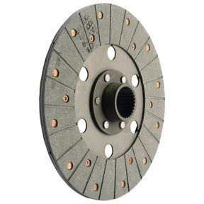 Introducing the Clutch Plate - S.64555 by Sparex: This circular clutch disc features a central hub and multiple friction surfaces crafted from organic lining material. With a 280mm diameter, it boasts multiple small rivets around its perimeter, evenly spaced holes near the hub, and 28 splines designed for optimal performance.