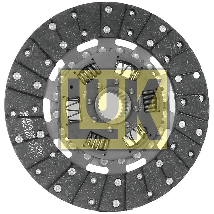A round Sparex brand clutch plate (S.72840) with multiple springs and friction material segments, featuring a 40mm dimension, designed for use in automotive transmissions.