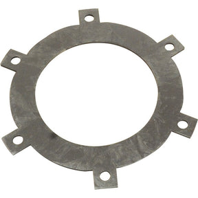 A clutch pressure plate, Sparex Part No. S.119794 from the brand Sparex, is a round metal disc featuring six equidistant tabs with holes near their ends, likely intended for mounting or fitting purposes, much like a Massey Ferguson clutch plate.