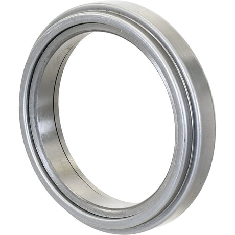 A close-up view of a metal ball bearing ring, featuring a precisely machined circular outer surface, ideal as an alternative to the S.72928 Clutch Release Bearing by Sparex.