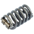 A close-up image of a coiled metal compression spring with a slightly tarnished surface and visible wrench flats on the ends, resembling the Sparex Clutch Spring (Sparex Part No. S.66490).