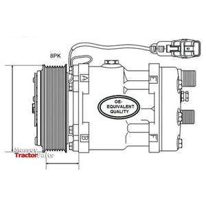 Compressor (SD7H15)
 - S.106713 - Farming Parts
