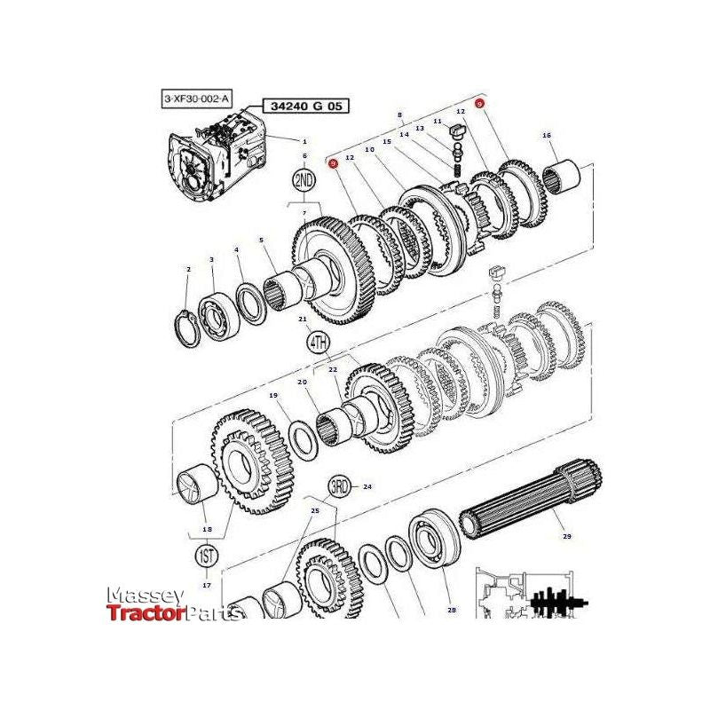 Massey Ferguson Cone - 3824417M1 | Massey Parts-Massey Ferguson-Farming Parts,Tractor Parts