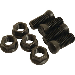 A group of four Sparex Conical Head Bolt 1 Flat with Nut (TC1M), each sized 14 x 34mm and featuring partially threaded black shafts, arranged together.