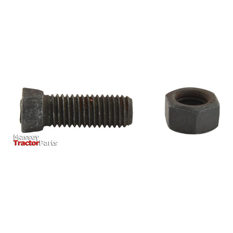 Conical Head Bolt 2 Flats With Nut (TC2M) - 1/2'' x 1 3/8'', Tensile strength 12.9 (25&nbsp;pcs. Box) - S.78801 - Massey Tractor Parts