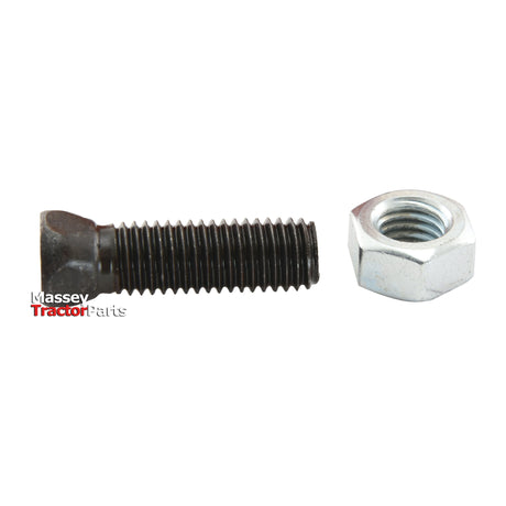 Conical Head Bolt 4 Flats With Nut (TC4M) - M12 x 50mm, Tensile strength 10.9 (25 pcs. Box)
 - S.78763 - Massey Tractor Parts