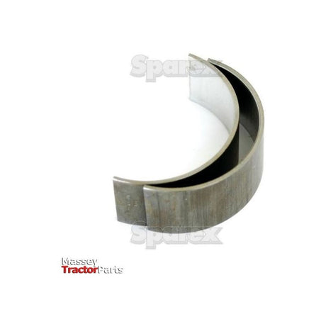A semi-circular Conrod Bearing +0.020'' (0.50mm) Pair (Sparex Part No.S.72109) for a tractor displayed against a plain white background, with branding text "Sparex" and "Massey Tractor Parts" visible.