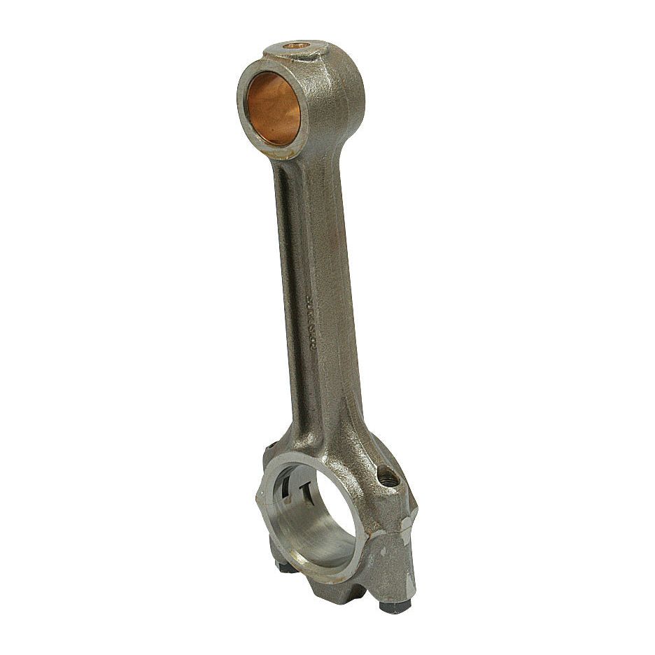 A Conrod Bearing +0.030'' (0.75mm) Set from Sparex, known as the Sparex Part No. S.56931, is a metal connecting rod designed for internal combustion engines, featuring a cylindrical hole at one end and an opening at the other for attachment, and is compatible with Case IH machinery.