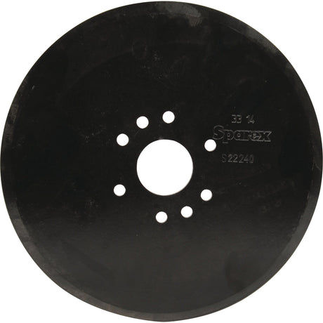 Coulter disc 12'' (No. holes: 8) - S.22240 - Farming Parts