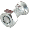 Countersunk Head Bolt 2 Nibs With Nut (TF2E) - M10 x 35mm, Tensile strength 8.8 (8 pcs. Agripak)
 - S.27550 - Farming Parts