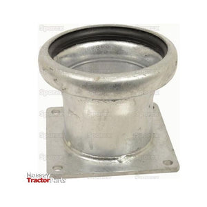 Coupling with Square Flange - Female 4'' (108mm) x (100mm) (Galvanised) - S.59438 - Farming Parts