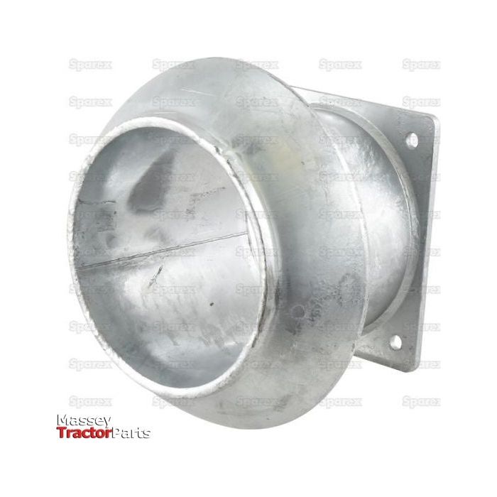 Coupling with Square Flange - Male 8'' (216mm) x (200mm) (Galvanised) - S.136645 - Farming Parts