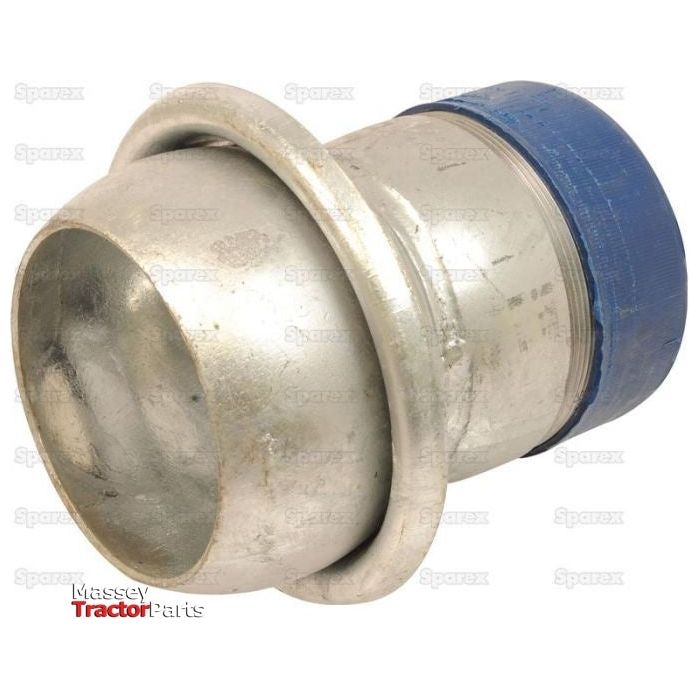 Coupling with Threaded End - Male 5'' (120mm) x 5''  (Galvanised) - S.115064 - Farming Parts