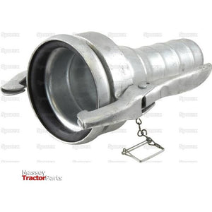 Coupling with hose end - Female 6'' (159mm) x4'' (102mm) (Galvanised) - S.136636 - Farming Parts