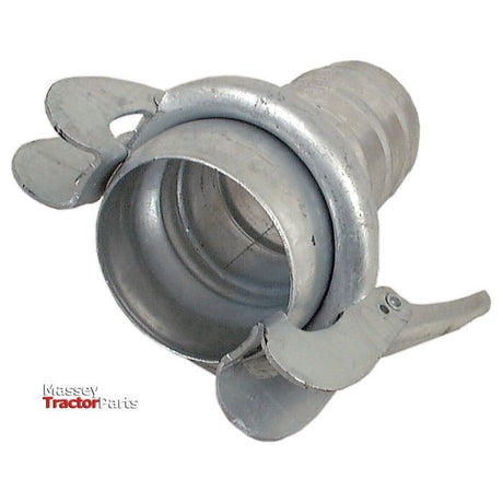 Coupling with Hose End - Male 5'' (133mm) x5'' (125mm) (Galvanised) - S.59422 - Farming Parts