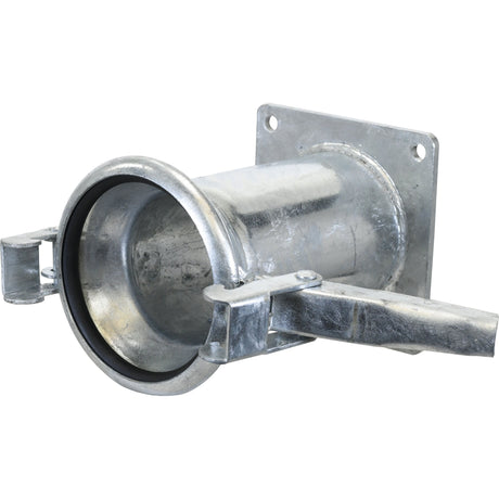 Coupling with Square Flange - Female 5'' (120mm) x (120mm) (Galvanised) - S.115076 - Farming Parts