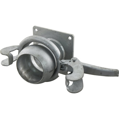 Coupling with Square Flange Short - Male 4'' (108mm) x (100mm) (Galvanised) - S.119434 - Farming Parts