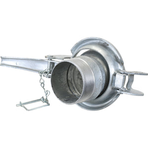 Coupling with Threaded End - Male 4'' (108mm) x 4'' BSPT (Galvanised) - S.59429 - Farming Parts