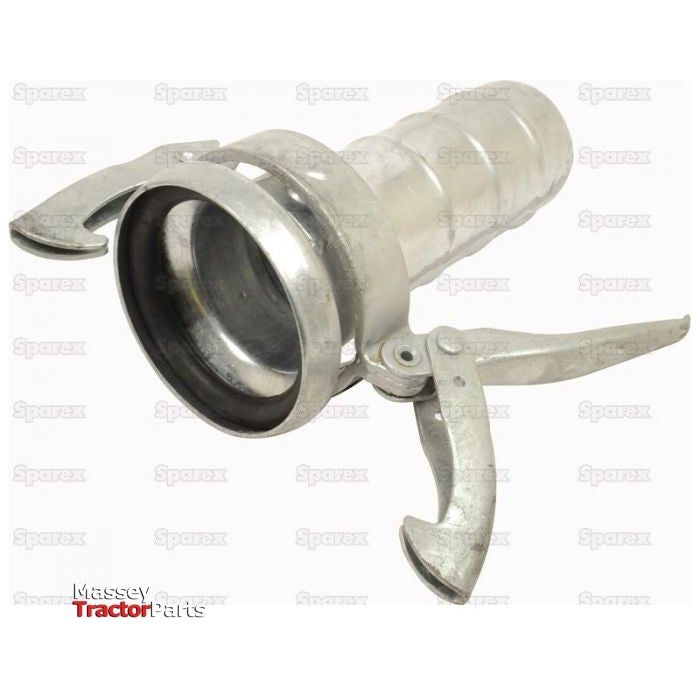 Coupling with hose end - Female 3'' (89mm) x3 1/2'' (89mm) (Galvanised) - S.136637 - Farming Parts