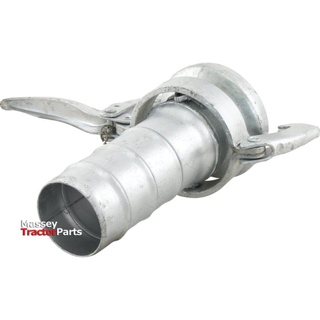 Coupling with hose end - Female 4'' (108mm) x4'' (102mm) (Galvanised) - S.103151 - Farming Parts