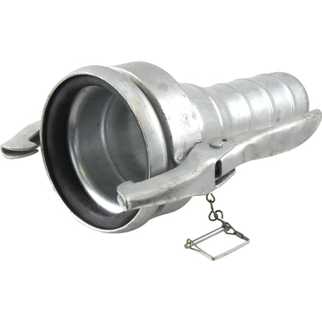 Coupling with hose end - Female 6'' (159mm) x4'' (102mm) (Galvanised) - S.136636 - Farming Parts