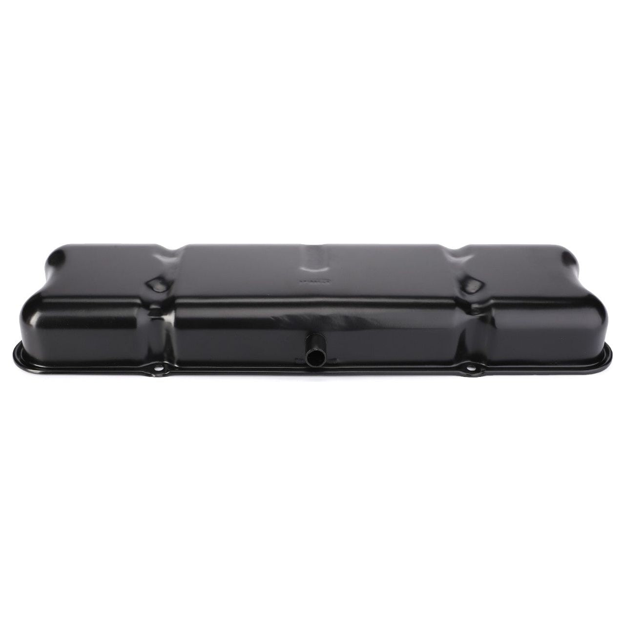 A Massey Ferguson Cover (734912M91) by AGCO is a black, rectangular engine valve cover with a central opening, compatible with Massey Ferguson models.