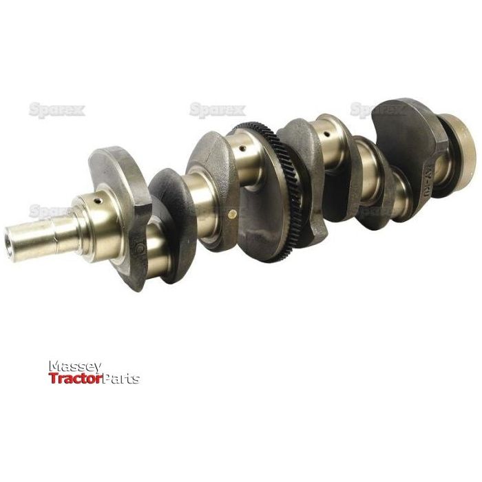 A metal crankshaft with multiple counterweights and bearings, designed for a Ford engine, displayed against a plain white background with "Sparex" branding. This is the Crankshaft (4 Cyl.) Ford | Sparex Part No.S.66141.