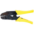 Image of a Sparex Crimping Tool, Part No. S.35603, with black metal jaws and yellow plastic handles, labeled "HS-03B.
